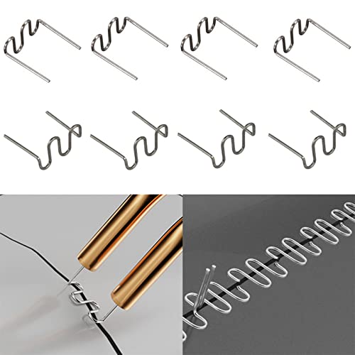 Gad2go 1000 Pieces Hot Staples Welding Staples 0.6mm 0.8mm Plastic Welding Rods for Car Auto Bumper Machine Repair Welding Wire Welding Nails (500 x 0.6mm,500 x 0.8mm) - Image 3