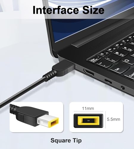 Image of 135W USB Slim Tip for Lenovo IdeaPad Y700 (80NW, 80NY); Z710 (20250 80AK); G700 (20251); G710 (20252); 700-15 (80RU); T440p; T460p; T540p; Yoga 720-15IKB Legion Y520-15IKBN (LE 135W / USB)