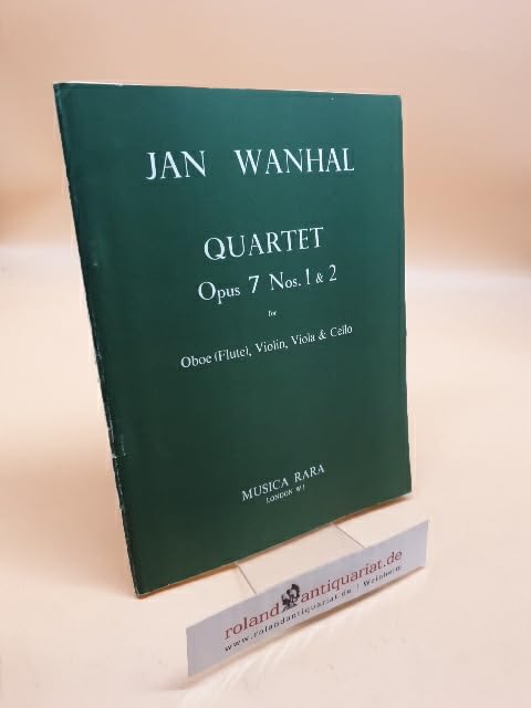 Quartet Opus 7 Nos. 1 & 2 for Oboe (Flute), Violin, Viola & Cello