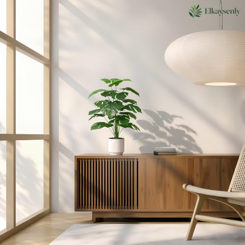 2 PCS 28" Fake MonStera Artificial Plants For Home&Office&Room Decoration - image 4