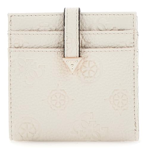 Portefeuille compact femme Guess Cresidia bone en simili cuir élégant