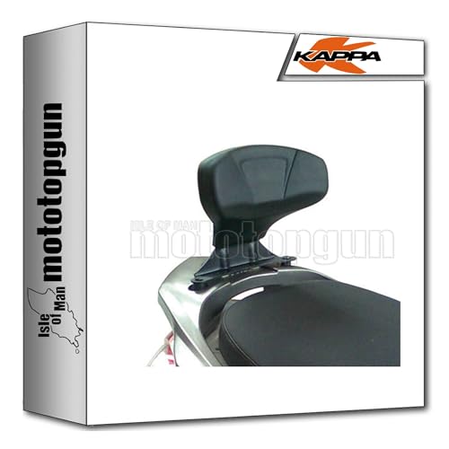 Kappa dosseret passager Kymco Downtown 125 200 300i 2009-2017