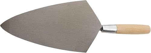 Miniatura 4 de MARSHALLTOWN Paletas de ladrillo, estilo Filadelfia, 10 1/2 X 5 1/4 pulgadas, mango de madera, ladrillo, bloque, cantería, mampostería, hecho en