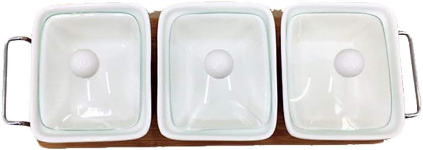 Butter Dishes Square Butter Box Simple Ceramic Flour Box Butter Storage Box Kitchen Refrigerator Freshness Box with Tray Butter Container (Color : B) (A)