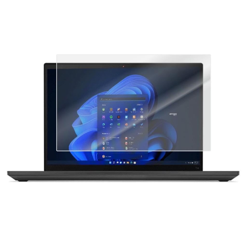 Engo Lenovo Thinkpad E14 Gen 5 14 İnç İle Uyumlu Mat Ekran Koruyucu Notebook, Yansıma Ve Parlama Önleyici Parmak İzi Bırakmayan Laptop Koruma, 9H Temperli Kırılmaz Esnek Nano Cam