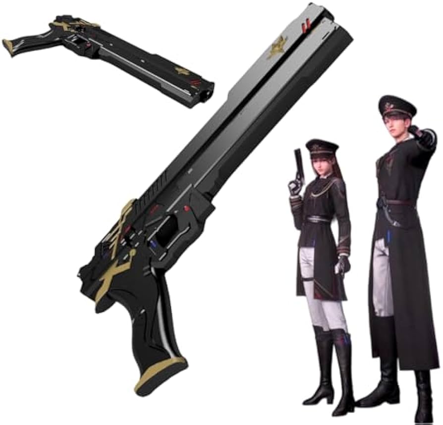 Amazon.co.jp: 恋と深空 マヒル 銃モデル 2丁セット｜遠空艦隊執艦官