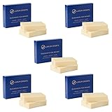 Duschseife Männer, festes Duschgel für Haare und Körper, feste Duschseife Herren, larum sports, Naturkosmetik ohne Plastik / Palmöl, 10x90g (Set