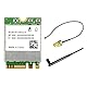 Waveshare RTL8822CE Wireless NIC, 2.4G/5GHz Dual-Band WiFi 5, BT5.0, High Speed and Low Latency, RTL8822CE-CG Core, High Speed Wireless Card