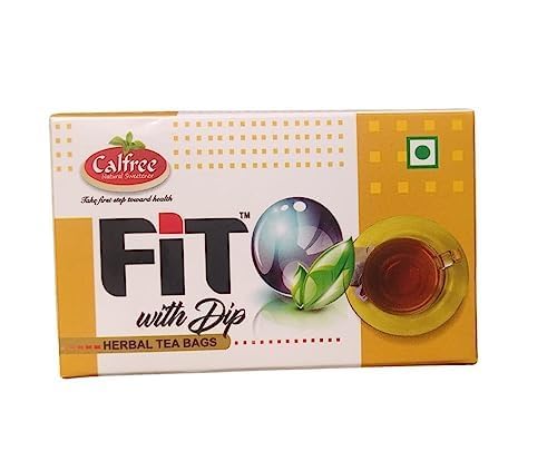 CalFree 30 bags of FIT WITH DIP Herbal Tea with Natural Sweetness 30 Bags | Chai | Good For Heart | Detox Tea | Herbal Kadha | Healthy Tea Natural and Organic Chai, 30 Bags (B0D2P832JL) Amazon Price History, Amazon Price Tracker