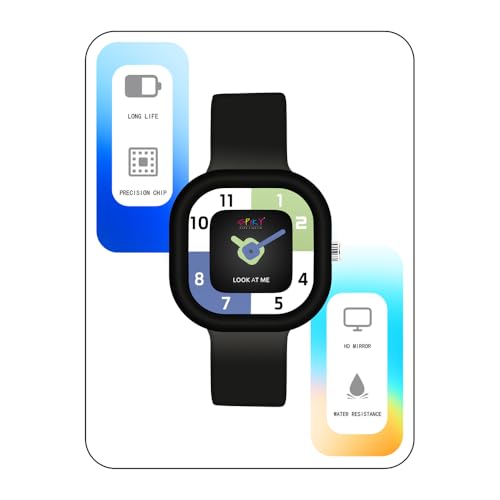 Image of SPIKY Analog Watch for Kids | Water Resistant, Scratch Proof & Lightweight | Durable Silicone Strap | Unisex Best Birthday Gift | Analogue Wrist Watches for Girls & Boys | Age 2-14 yrs