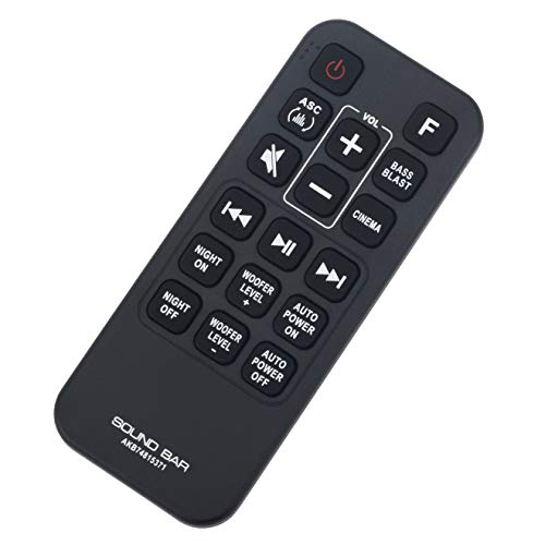 Image of AKB74815371 Replace Remote Control fit for LG Sound Bar Speaker System SJ3 SJ4 SPJ4B-W SK4D SL3D SPH4B-W Soundbar SPJ4BW SPH4BW