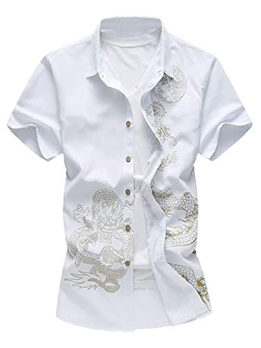 OOGUDE Chemises décontractées à manches courtes Cover