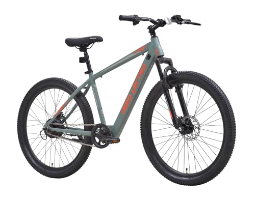 Image of Hero Lectro H5 27.5T Single Speed Electric Cycle | 250W BLDC Motor | 36V /2A (Li-ion) 5.8Ah Battery | Speed Upto 25 Kmph | 98% Assembled Cycle (Orange)