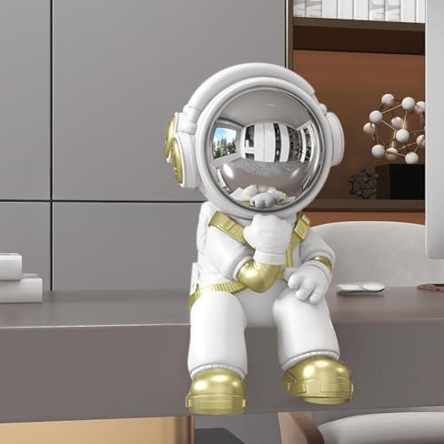 Figura de Astronauta de Resina para Escritorio 5.5x4.1x7.7 in miniatura 3