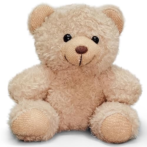 Teddy Bear Stuffed Animal, Cute Animal Plushies for Girls, Boys and Babies, Stuffed Bear Plush Toys, Adorable Khaki Bear Stuffed Animal for Kids Party Favors, Classroom Prizes, Easter Basket Stuffers