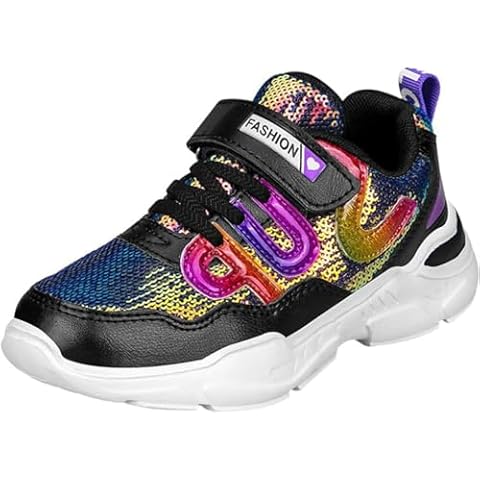 WOWEI Casual Sneakers for Girls Sports Shoes Unisex Children Lightweight Fashion Sports Footwear Gymnastics Cover
