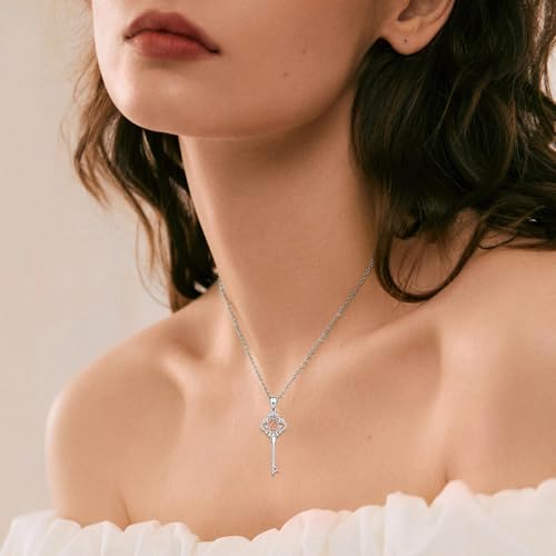 AA Sobriety Necklace for Women - 925 Sterling Silver AA Recovery Pendant Necklace Alcoholics Anonymous Jewelry Gifts for Daughter2