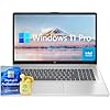 HP 17.3″ Business Laptop Computer, Windows 11 Pro Laptop 32GB RAM 1TB SSD, Intel Core i3-1215U 6-Core Processor, FHD IPS LED Display, Numeric Keypad, Camera Shutter, NLY Earphones, Natural Silver
