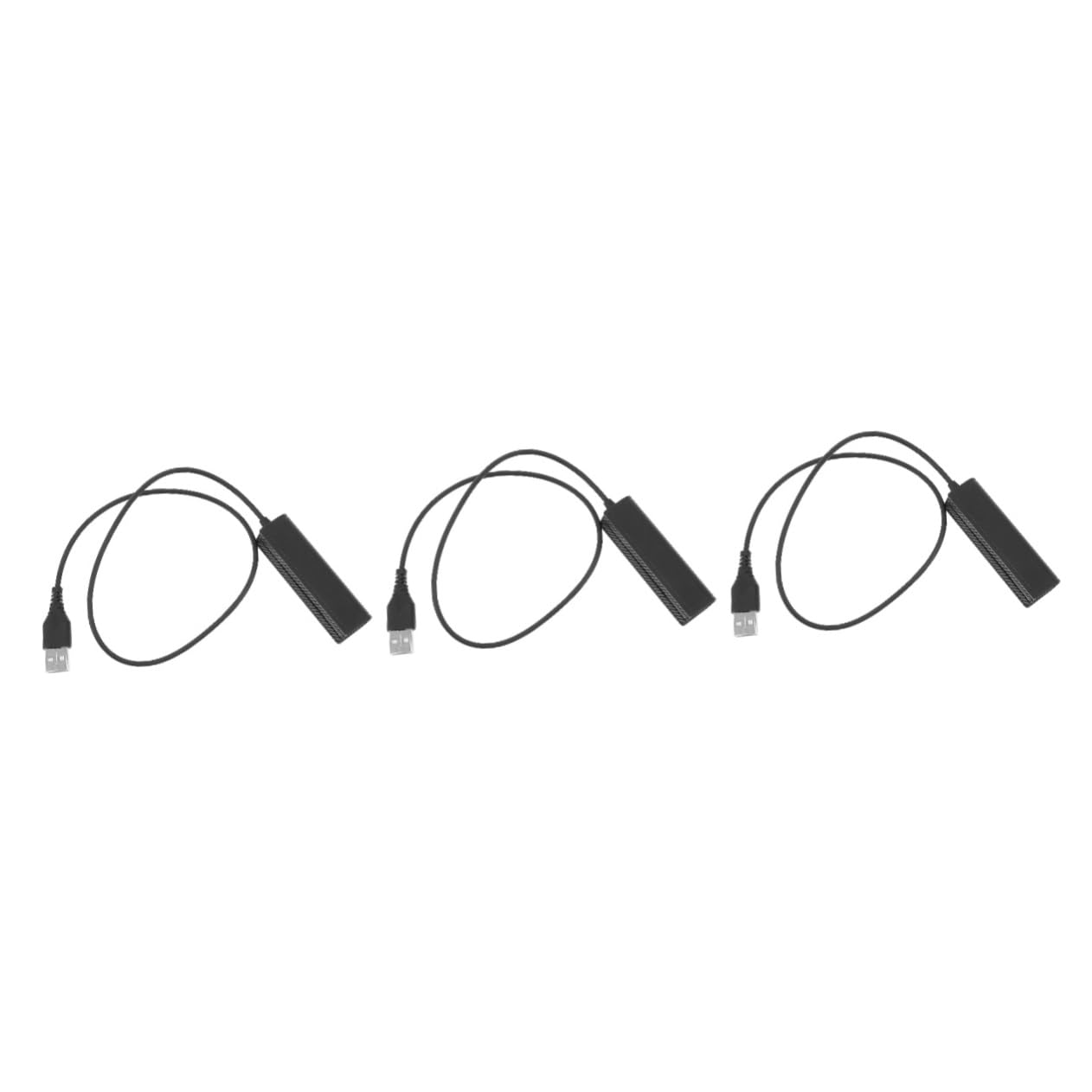 Mikikit 3stücke USB Adapter Kabel Für Headsets Telefon Adapter Für Computer Und Laptop Leicht Und Tragbar Für Voip-anwendungen Unterstützt Analoge Kopfhörer