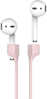 McStorey AirPods Uyumlu Mıknatıslı Kulaklık Askısı – Boyun Askısı – AirPods 1-2-3 Pro Uyumlu – Silikon Kordon – 74cm – Spor & Günlük Kullanım – Düşmeye Karşı Koruma Pembe