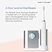 Vanity Planet Elements Ultrasonic Electric Toothbrush - Silver - Advanced Oral Care with UV Sanitizing Charger Base with 3 Replacement Heads - 99.9% Effective Keeping Your Teeth Clean