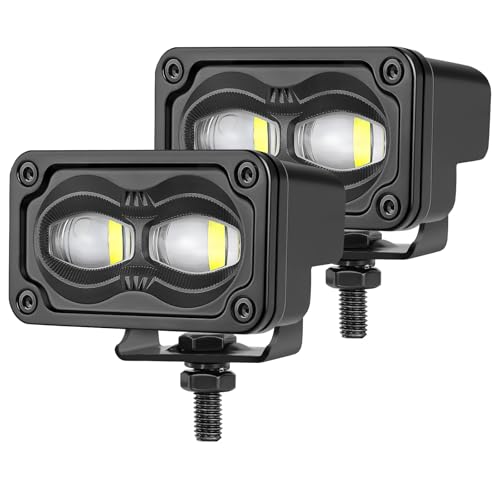 Auto Power Plus SAE LED Fog Light DOT Approved Driving Light Pods 3 Inch LED...