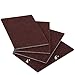 4 small brown furniture pads