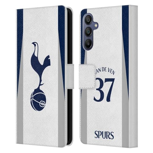 Housse cuir Samsung A15 Tottenham Hotspur Micky Van de Ven protection portefeuille intégrale