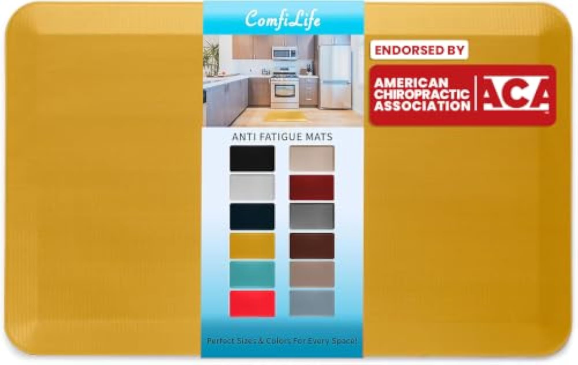 3/4 Inch Thick Anti-Fatigue Kitchen Mat