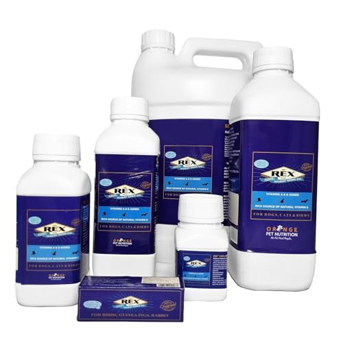Image of Rex Wheat Germ Oil 250 ml | Vitamin E & Omega 3,6 | Pet Skin & Coat Care
