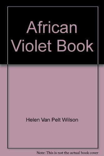 African Violet Book B000I4UOG8 Book Cover