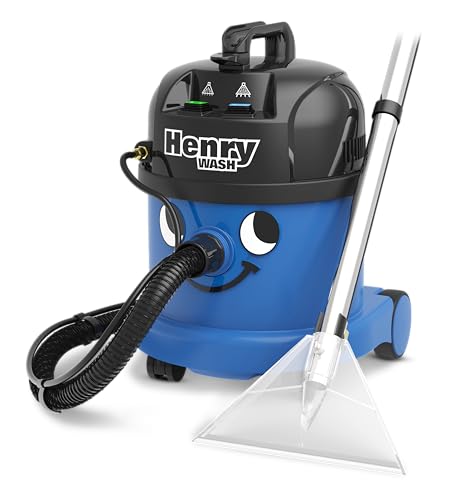Henry Wash HVW 370-2 Wet Vacuum Carpet Cleaner 1000 Watt Blue