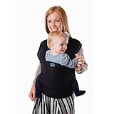  MOBY WRAP Babytragetuch Moby Wrap Bamboo  Babytrage, black