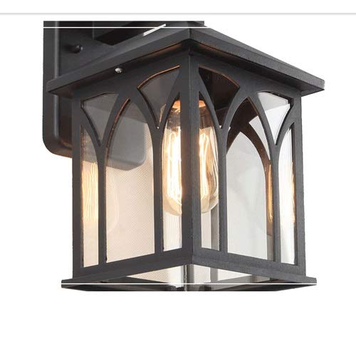 Sconce mural extérieur anticorrosion avec verre robuste pour éclairage extérieur - 4