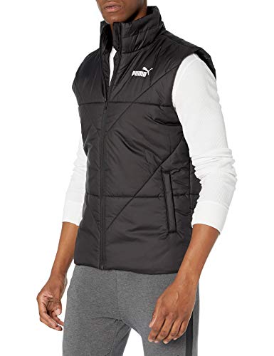 PUMA Men's Essentials Padded Vest, Black, XL