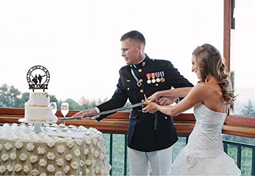 Old School Military Wedding Cake Topper Personalized Sailor Navy