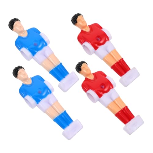 BESPORTBLE 4pcs Foosball Player Figures for Table Soccer Games and Team Replacement Accessories Enhance Family Interaction and Experience