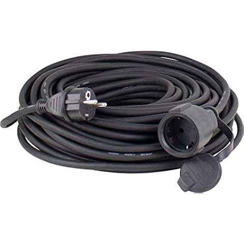 as – Schwabe extension cable, heavy rubber hose line, IP44 protection class, suitable for industry, building sites, garden, item model number: H07RN-F 3G1.5, 60375 Cover