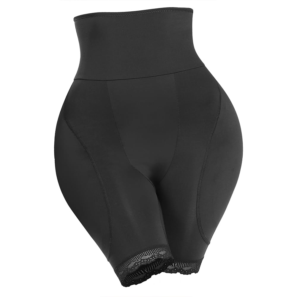 bslingerie Culotte gainante pour femme - Contrôle du ventre - Cuisses - Rehausseur de fesses - Entrejambe ouvert