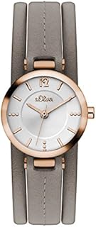 s.Oliver Damen-Armbanduhr Analog Quarz Leder SO-3120-LQ