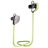 EC TECHNOLOGY Auriculares Bluetooth 4.1 Micrófono Incorporado para Deportivos Anti-Sudor - Verde