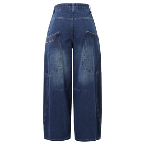 Pantalones vaqueros holgados tipo boyfriend vintage con pernera recta ancha 5