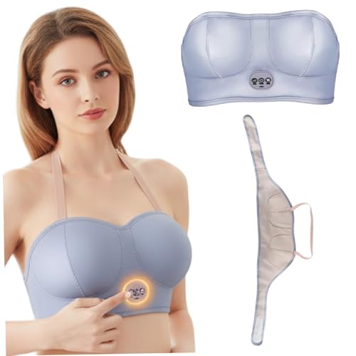 Soutien-gorge chauffant réglable et masseur de sein contre douleurs allaitement