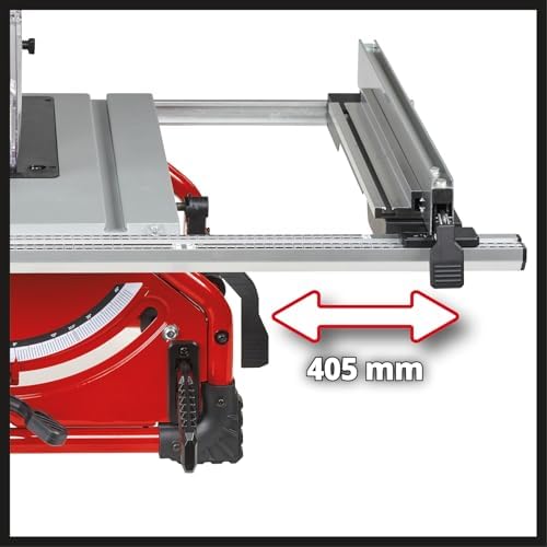 Bild 2 - Einhell Tischkreissäge TE-TS 254 T (2000 Watt, 89 mm Schnitthöhe, Ø 254 mm Sägeblatt, Tischverbreiterung, Winkelanschlag, Parallelanschlag, Softstart, Überlastschalter)