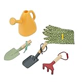 Lieferumfang: 1 x Kinder-Gartenset 6-teilig (grün/gelb)