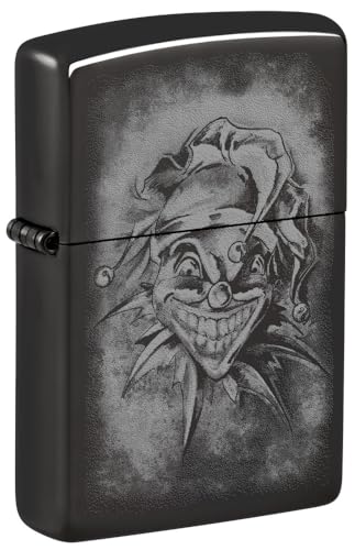 Encendedor Zippo de bolsillo negro brillante miniatura 1