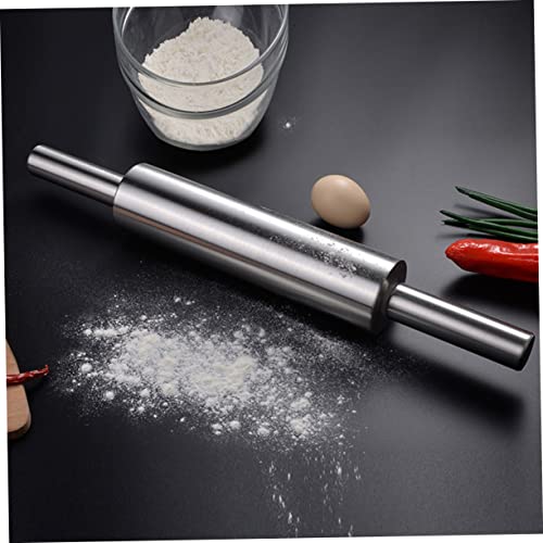 Rodillo de cocina, rodillo de cocina, rodillo de acero inoxidable, rodillo de masa para hornear, rodillo de masa, rodillo antiadherente, herramientas para hornear de acero inoxidable, rodillo de ama