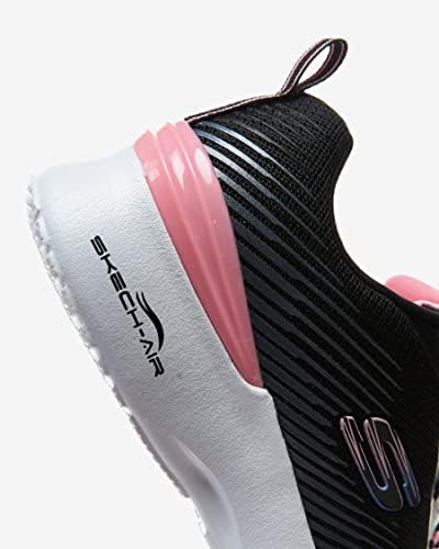 Skechers Women's Skech-Air Dynamight Luminosity Lace Up Sneaker Blk/Pink 10 Medium US | Image 6