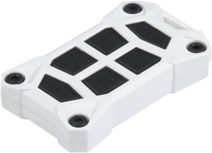 Miniatura 2 de AJT DESIGN Funda de repuesto para llavero para camioneta Chevy  GMC 2014-2018, hecha a medida en Estados Unidos, color blanco