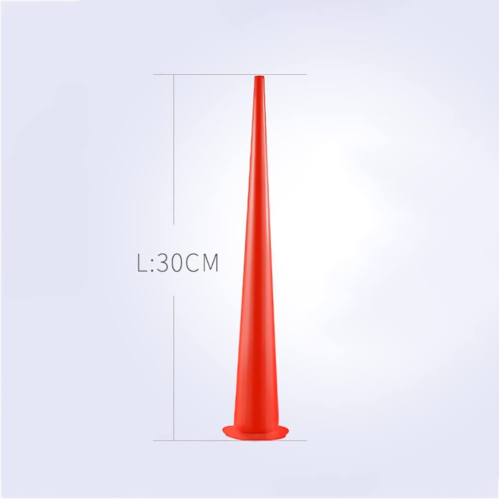 HugeDE 2 Pcs 30cm Plastic Cones Nozzles Caulk Nozzle Tip Caulking Nozzle Applicator Caulking Gun Extension Tips for Sausage Caulking - Image 3